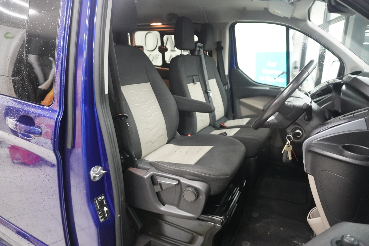 2018 FORD TRANSIT CUSTOM 2.0 TDCi 170 LIMITED 310 LWB CREWCAB 6 SEATER — AUTOMATIC — NO VAT