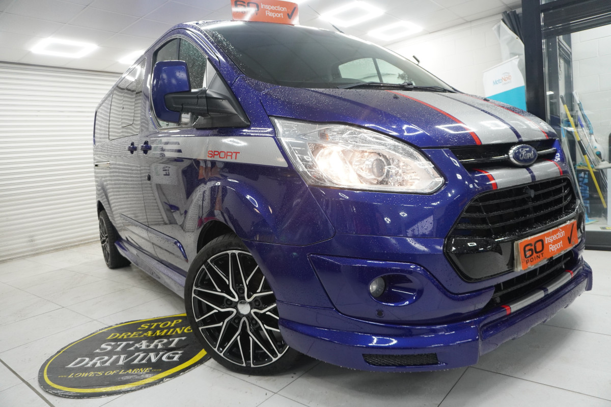 2018 FORD TRANSIT CUSTOM 2.0 TDCi 170 LIMITED 310 LWB CREWCAB 6 SEATER — AUTOMATIC — NO VAT