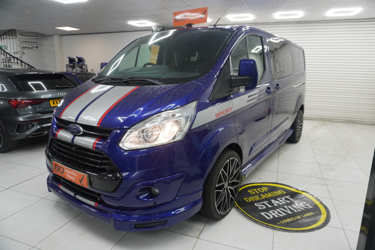 2018 FORD TRANSIT CUSTOM 2.0 TDCi 170 LIMITED 310 LWB CREWCAB 6 SEATER — AUTOMATIC — NO VAT