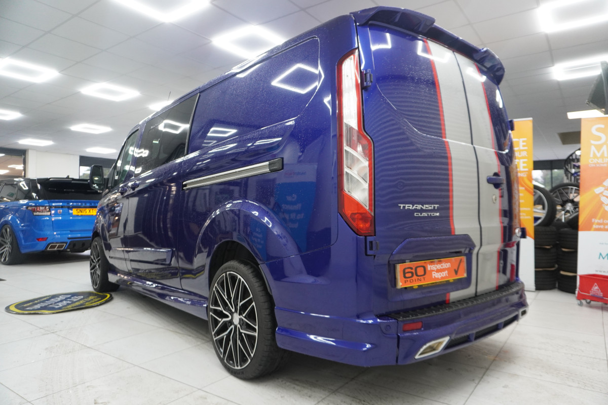 2018 FORD TRANSIT CUSTOM 2.0 TDCi 170 LIMITED 310 LWB CREWCAB 6 SEATER — AUTOMATIC — NO VAT