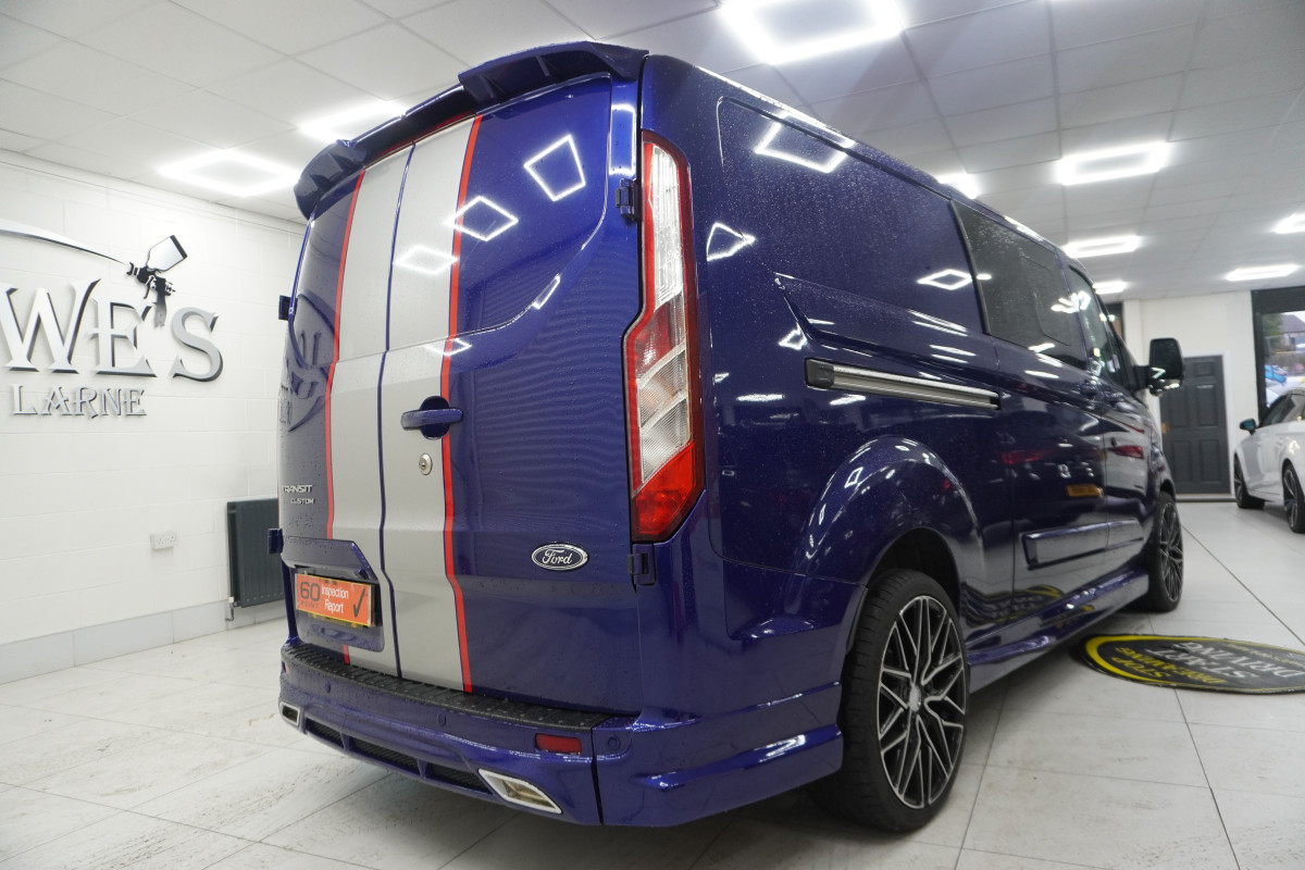 2018 FORD TRANSIT CUSTOM 2.0 TDCi 170 LIMITED 310 LWB CREWCAB 6 SEATER — AUTOMATIC — NO VAT