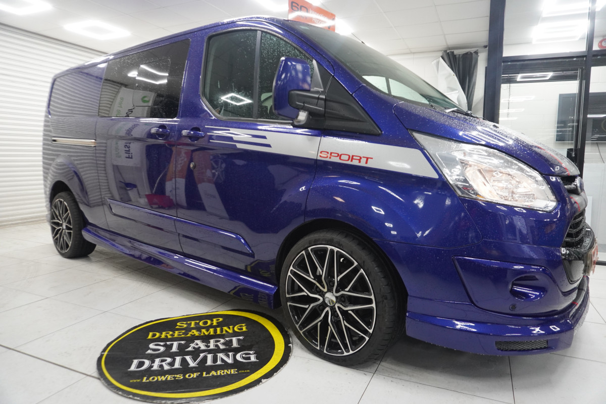 2018 FORD TRANSIT CUSTOM 2.0 TDCi 170 LIMITED 310 LWB CREWCAB 6 SEATER — AUTOMATIC — NO VAT