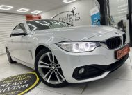 2015 BMW 420D SPORT CONVERTIBLE AUTO with LEATHER & SAT NAV