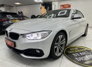 2015 BMW 420D SPORT CONVERTIBLE AUTO with LEATHER & SAT NAV
