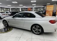 2015 BMW 420D SPORT CONVERTIBLE AUTO with LEATHER & SAT NAV