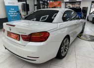 2015 BMW 420D SPORT CONVERTIBLE AUTO with LEATHER & SAT NAV