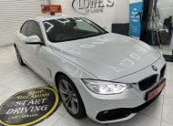 2015 BMW 420D SPORT CONVERTIBLE AUTO with LEATHER & SAT NAV