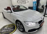 2015 BMW 420D SPORT CONVERTIBLE AUTO with LEATHER & SAT NAV