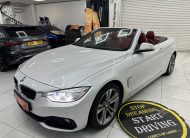 2015 BMW 420D SPORT CONVERTIBLE AUTO with LEATHER & SAT NAV