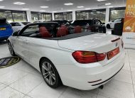 2015 BMW 420D SPORT CONVERTIBLE AUTO with LEATHER & SAT NAV