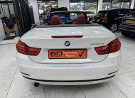 2015 BMW 420D SPORT CONVERTIBLE AUTO with LEATHER & SAT NAV