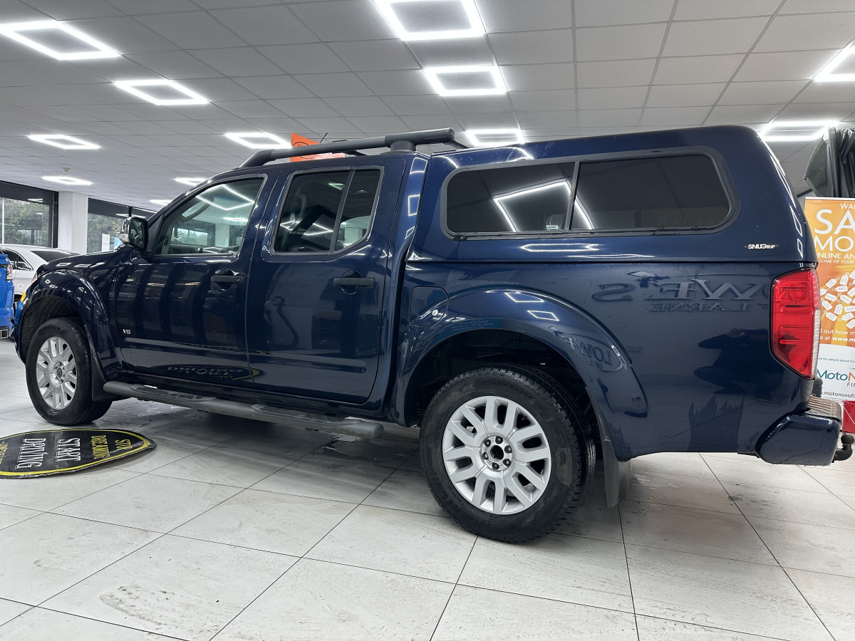 2014 NISSAN NAVARA 3.0 DCi V6 OUTLAW DOUBLE CAB PICK-UP AUTOMATIC with ONLY 84K — HEATED LEATHER, SAT NAV
