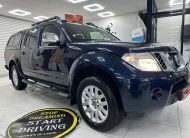 2014 NISSAN NAVARA 3.0 DCi V6 OUTLAW DOUBLE CAB PICK-UP AUTOMATIC with ONLY 84K — HEATED LEATHER, SAT NAV