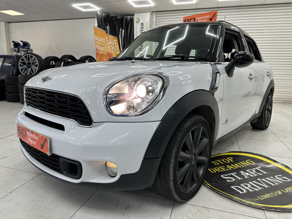 2014 MINI COOPER SD ALL4 DIESEL — 4 WHEEL DRIVER, BLACK LEATHER