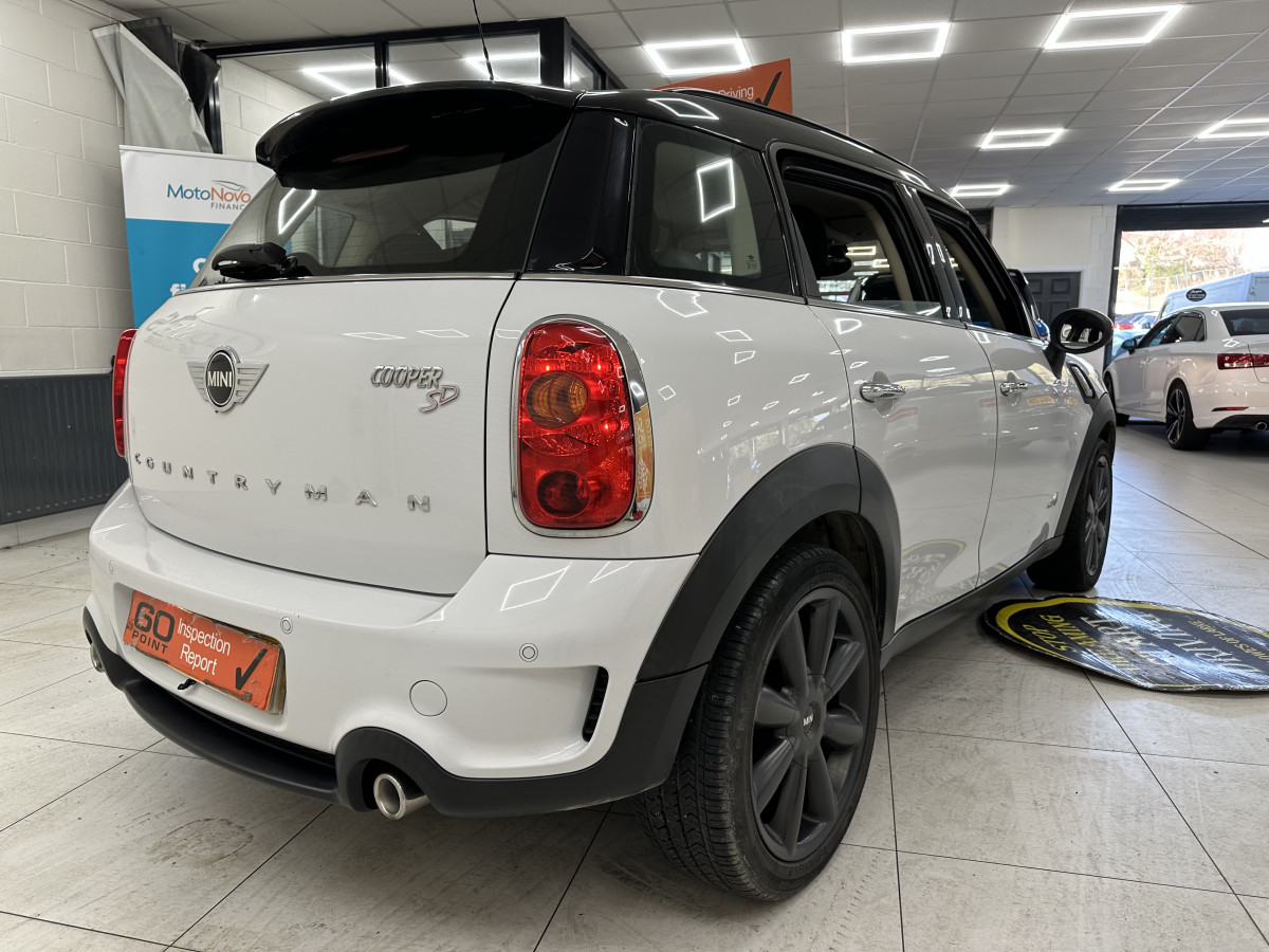 2014 MINI COOPER SD ALL4 DIESEL — 4 WHEEL DRIVER, BLACK LEATHER