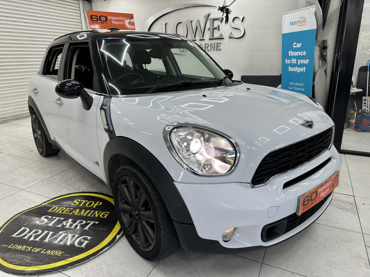 2014 MINI COOPER SD ALL4 DIESEL — 4 WHEEL DRIVER, BLACK LEATHER