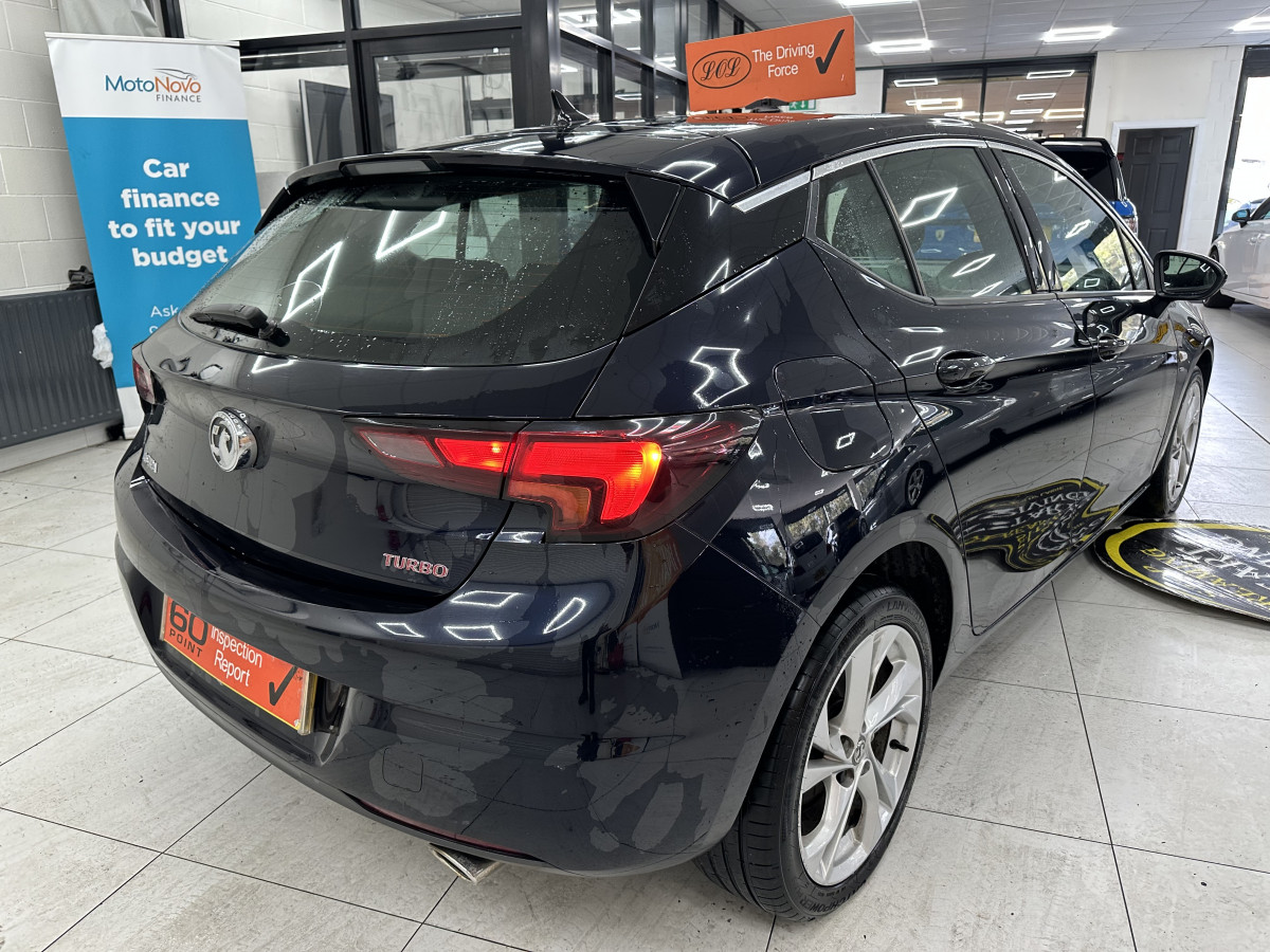 2019 VAUXHALL ASTRA 1.6 SRi NAV TURBO S/S