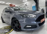 2015 (APRIL) FORD FOCUS 2.0 TDCi ST-3 185BHP — FINISHED in NARDO GREY with BLACK LEATHER RECARO TRIM