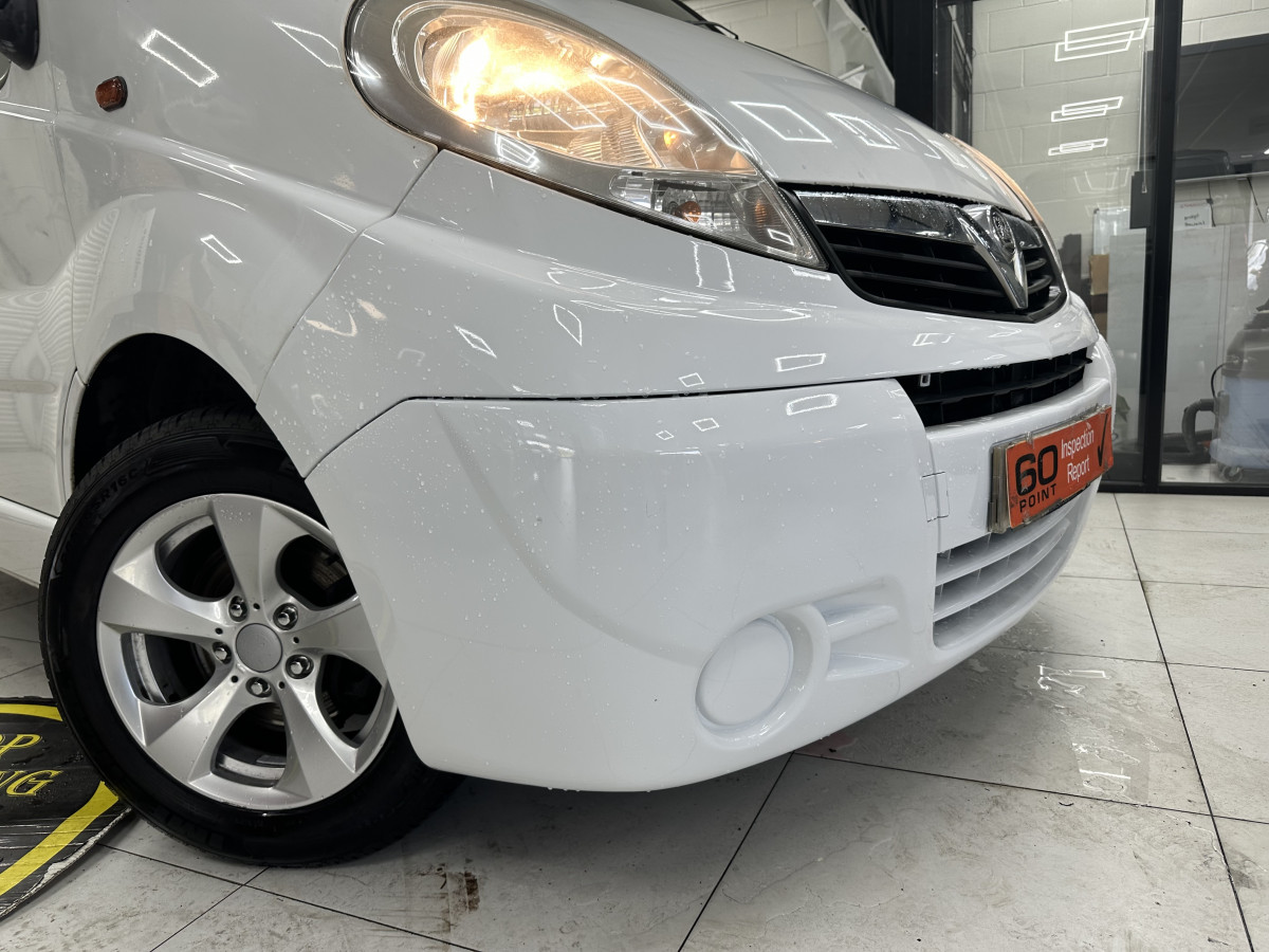 2010 VAUXHALL VIVARO 2.0 CDTi 2700 — COLOUR CODED BUMPERS — PSVd UNTIL FEB 2027