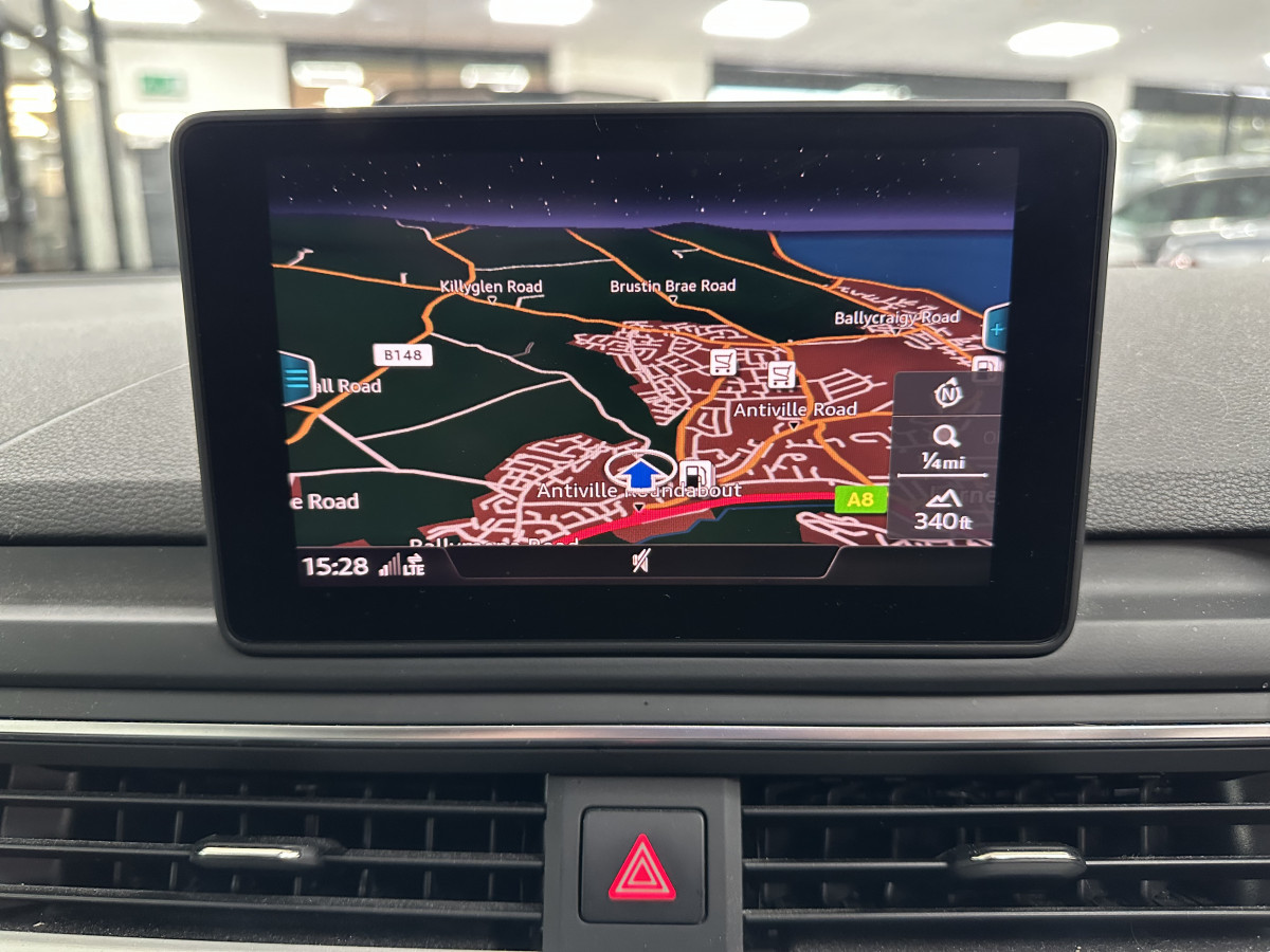 2020 (OCT) AUDI A5 2.0 TDi 40 S LINE SPORTBACK S TRONIC AUTO — BLACK LEATHER & SAT NAV