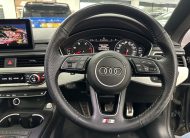 2020 (OCT) AUDI A5 2.0 TDi 40 S LINE SPORTBACK S TRONIC AUTO — BLACK LEATHER & SAT NAV