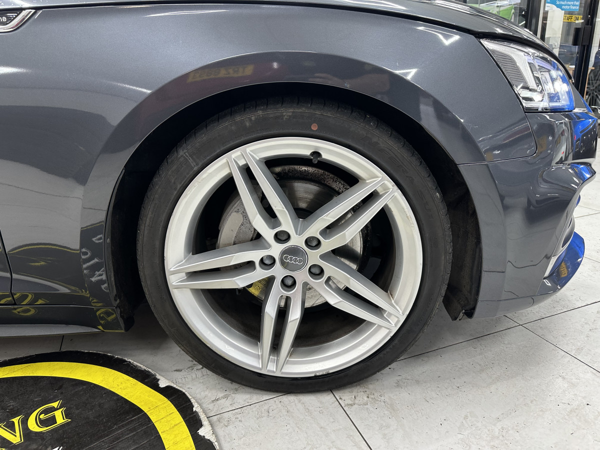 2020 (OCT) AUDI A5 2.0 TDi 40 S LINE SPORTBACK S TRONIC AUTO — BLACK LEATHER & SAT NAV