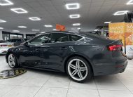 2020 (OCT) AUDI A5 2.0 TDi 40 S LINE SPORTBACK S TRONIC AUTO — BLACK LEATHER & SAT NAV