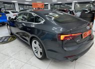 2020 (OCT) AUDI A5 2.0 TDi 40 S LINE SPORTBACK S TRONIC AUTO — BLACK LEATHER & SAT NAV