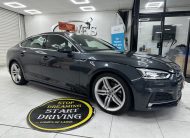 2020 (OCT) AUDI A5 2.0 TDi 40 S LINE SPORTBACK S TRONIC AUTO — BLACK LEATHER & SAT NAV