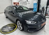 2020 (OCT) AUDI A5 2.0 TDi 40 S LINE SPORTBACK S TRONIC AUTO — BLACK LEATHER & SAT NAV