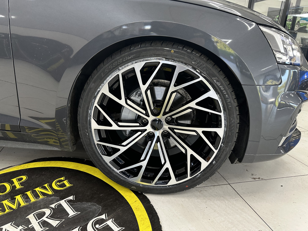 2020 (OCT) AUDI A5 2.0 TDi 40 S LINE SPORTBACK S TRONIC AUTO — BLACK LEATHER & SAT NAV