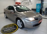 2010 RENAULT MEGANE 1.5 DCi DYNAMIQUE S CONVERTIBLE with ONLY 52,000 MILES — BLACK LEATHER