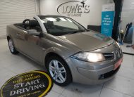 2010 RENAULT MEGANE 1.5 DCi DYNAMIQUE S CONVERTIBLE with ONLY 52,000 MILES — BLACK LEATHER