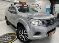 2017 (JUNE) NISSAN NAVARA 2.3 DCi 190 TEKNA DOUBLE CAB PICK-UP AUTOMATIC with ONLY 99K — HEATED LEATHER, SAT NAV —***NO VAT***
