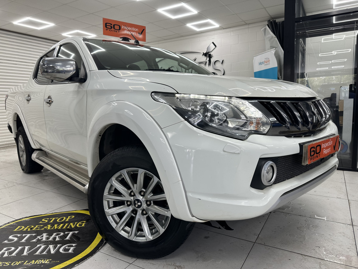 2018 MITSUBISHI L200 DI-D 178 DOUBLE CAB — BLACK LEATHER, SAT NAV, REAR PARKING CAMERA