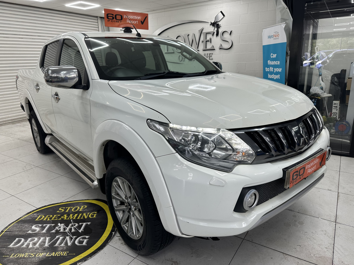2018 MITSUBISHI L200 DI-D 178 DOUBLE CAB — BLACK LEATHER, SAT NAV, REAR PARKING CAMERA