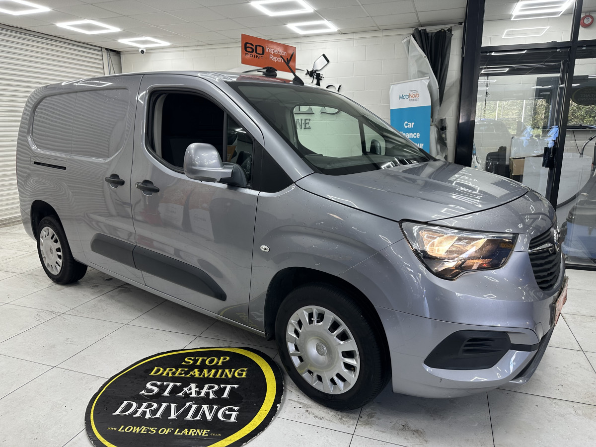 2019 (MAY) VAUXHALL COMBO 1.6 TURBO D H1 SPORTIVE with ONLY 55,000 MILES —- NO VAT