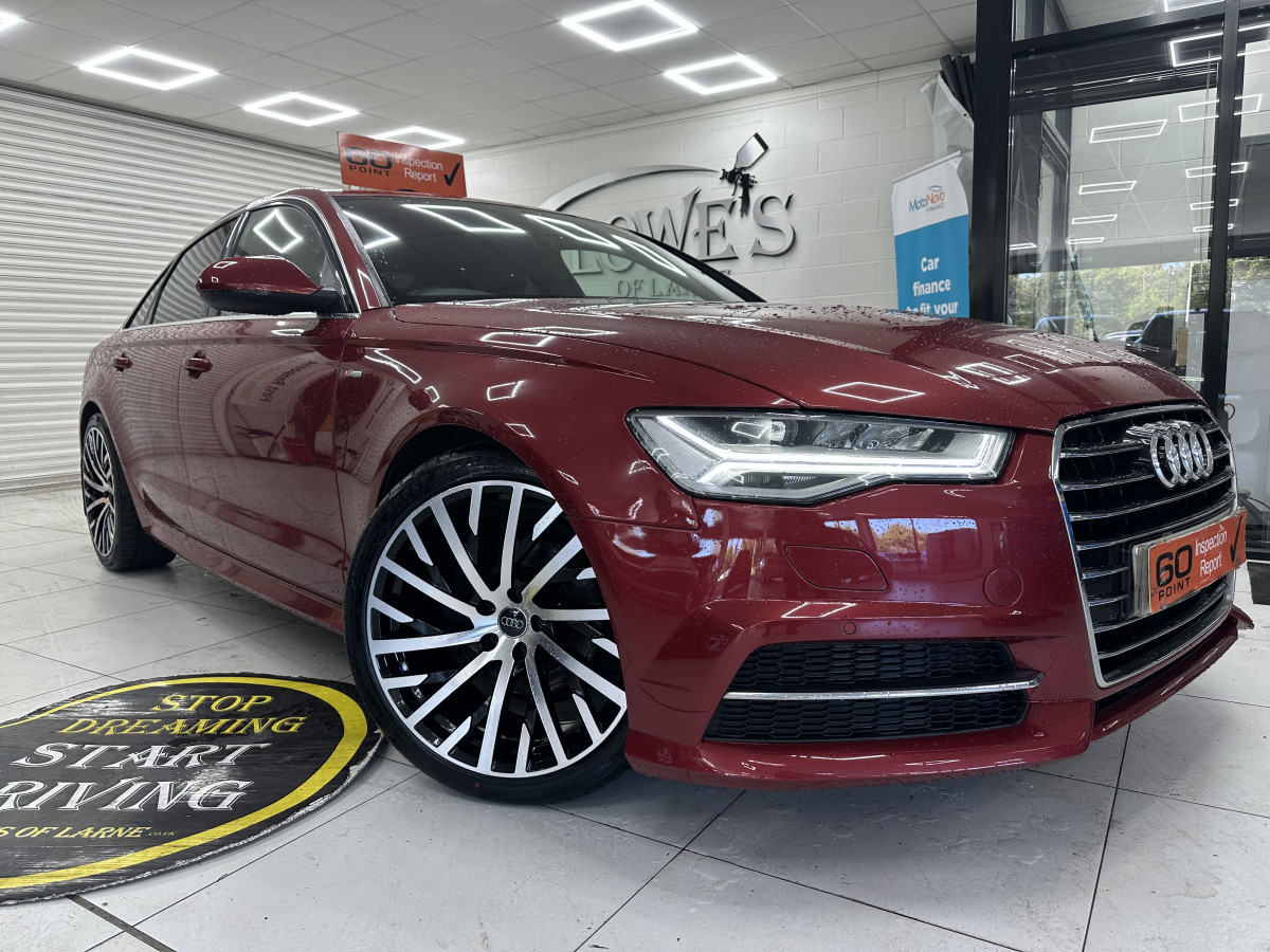 2015 (OCT) AUDI A6 2.0 TDi S LINE AUTOMATIC with BLACK LEATHER