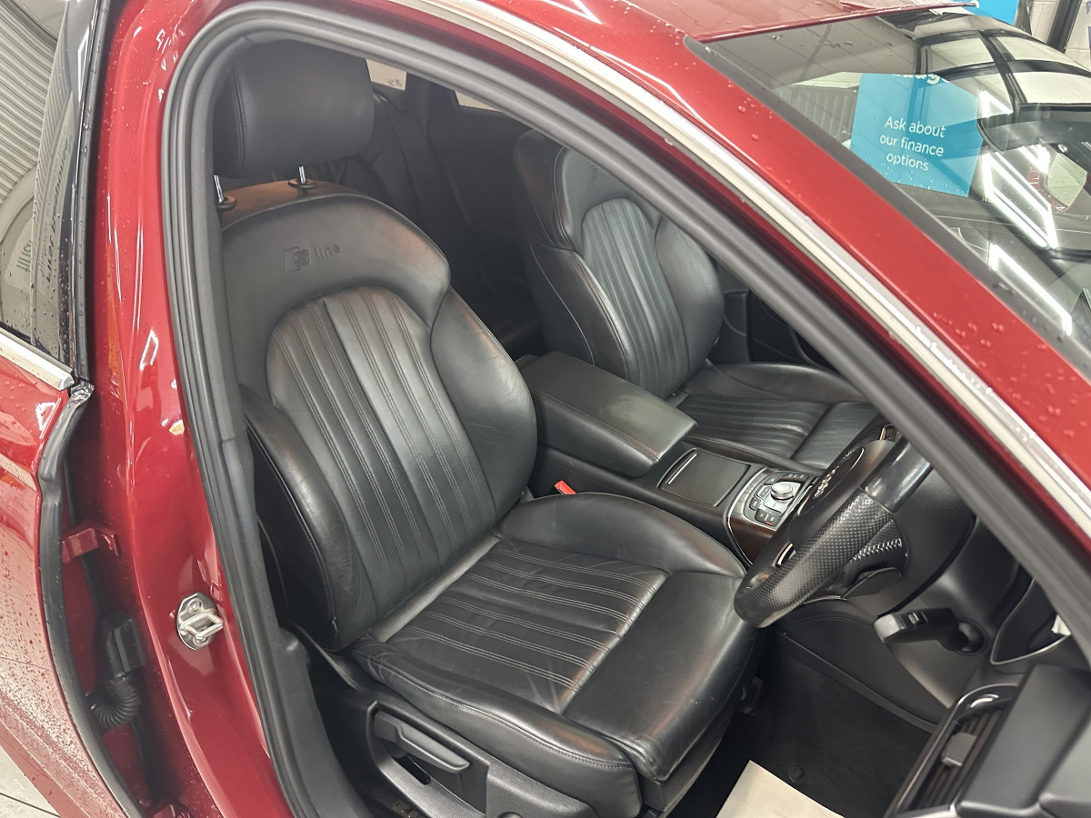 2015 (OCT) AUDI A6 2.0 TDi S LINE AUTOMATIC with BLACK LEATHER