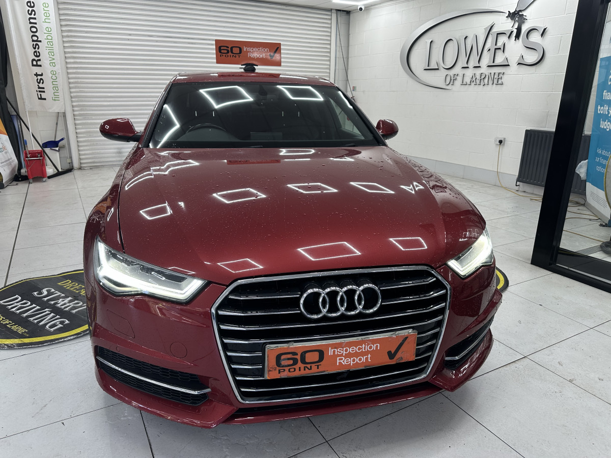 2015 (OCT) AUDI A6 2.0 TDi S LINE AUTOMATIC with BLACK LEATHER