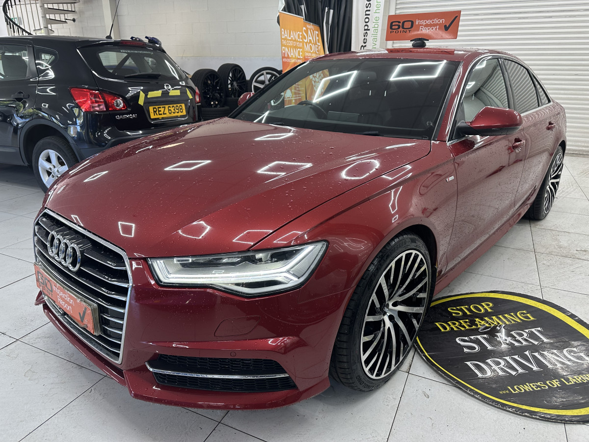 2015 (OCT) AUDI A6 2.0 TDi S LINE AUTOMATIC with BLACK LEATHER