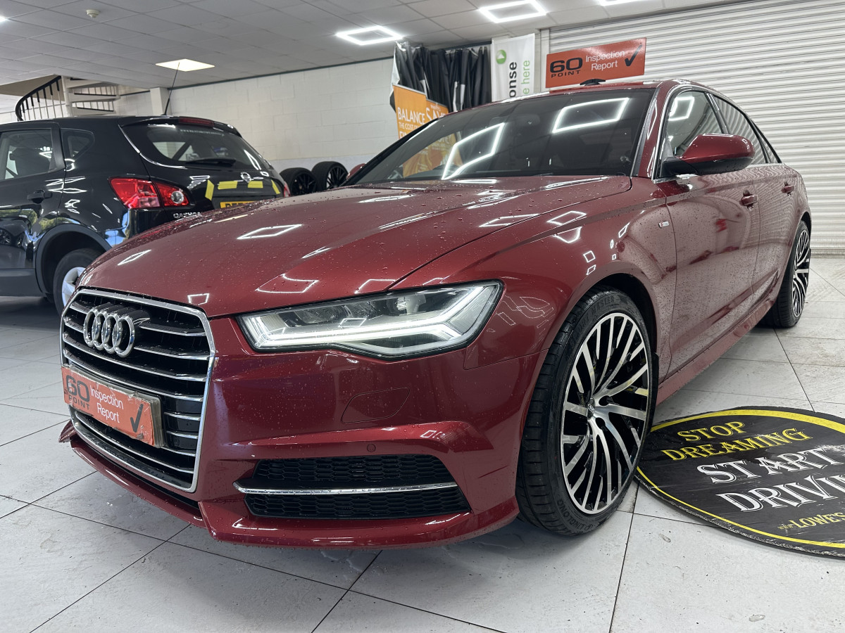 2015 (OCT) AUDI A6 2.0 TDi S LINE AUTOMATIC with BLACK LEATHER