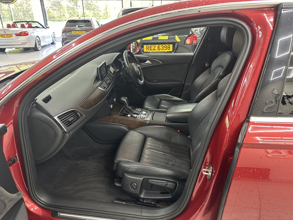2015 (OCT) AUDI A6 2.0 TDi S LINE AUTOMATIC with BLACK LEATHER