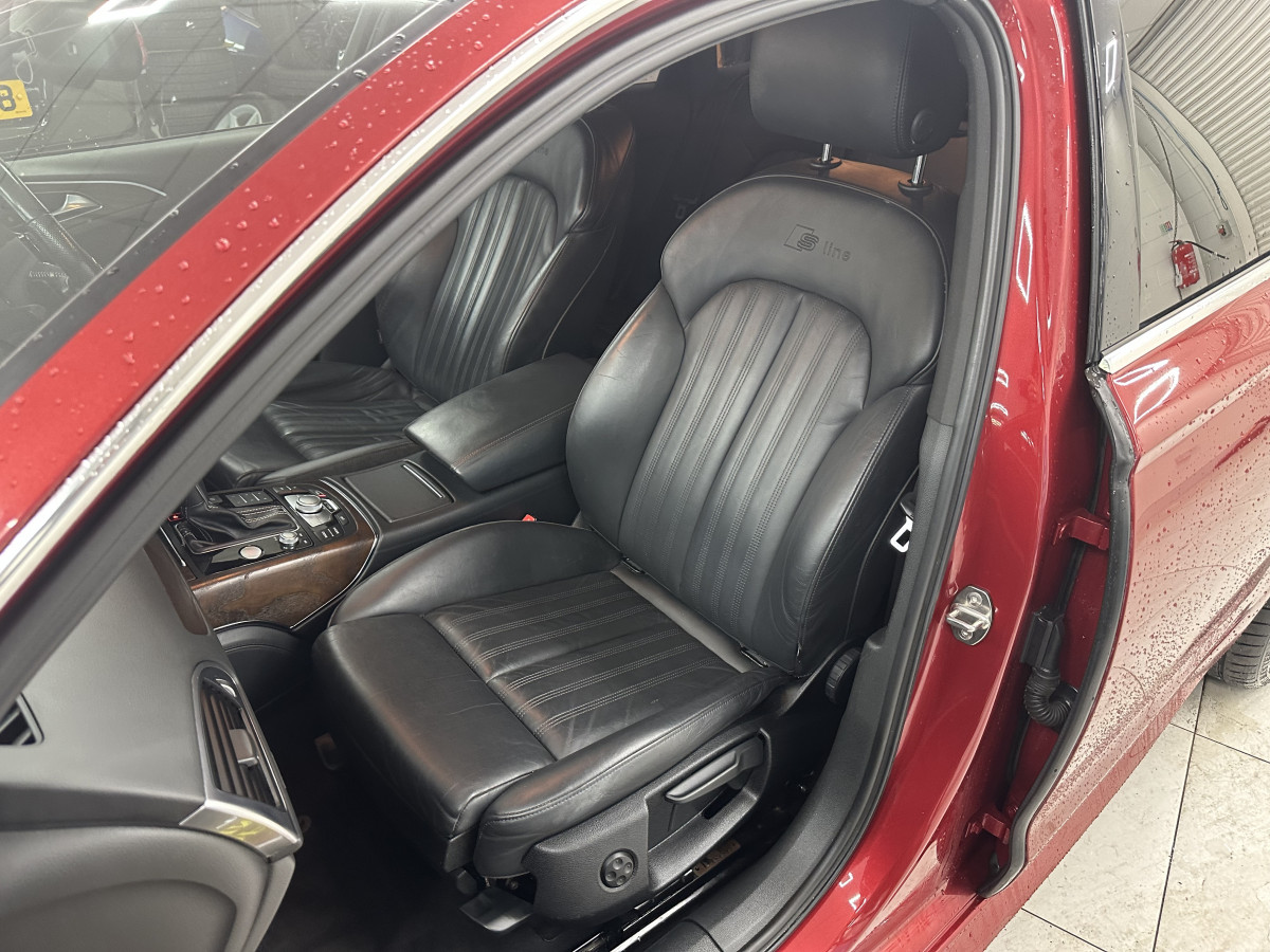 2015 (OCT) AUDI A6 2.0 TDi S LINE AUTOMATIC with BLACK LEATHER