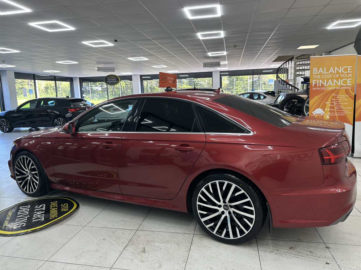 2015 (OCT) AUDI A6 2.0 TDi S LINE AUTOMATIC with BLACK LEATHER