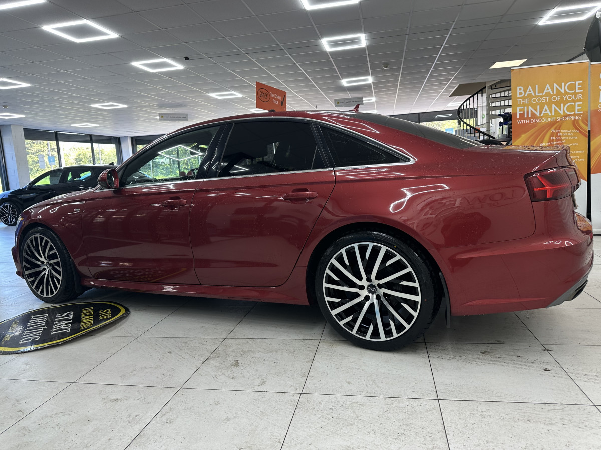 2015 (OCT) AUDI A6 2.0 TDi S LINE AUTOMATIC with BLACK LEATHER