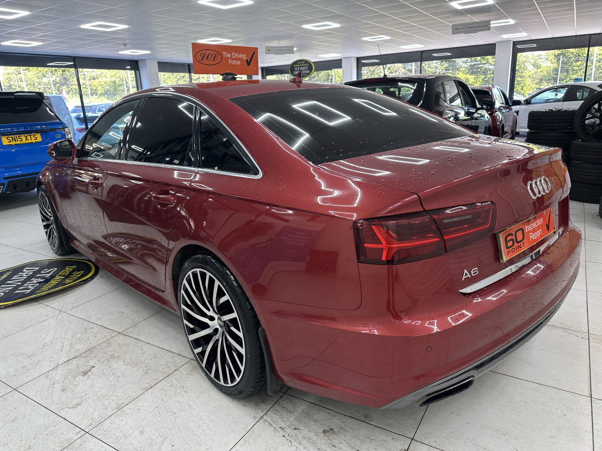 2015 (OCT) AUDI A6 2.0 TDi S LINE AUTOMATIC with BLACK LEATHER
