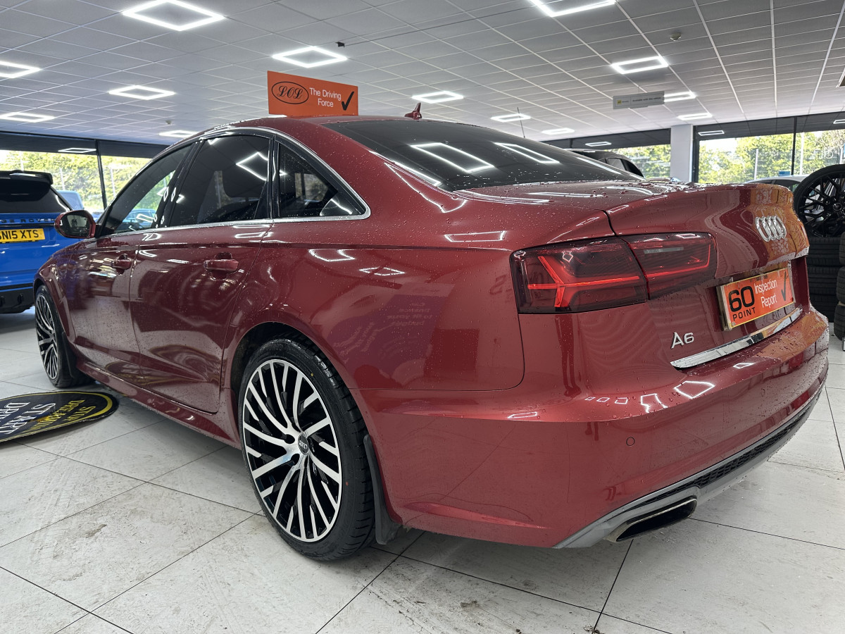 2015 (OCT) AUDI A6 2.0 TDi S LINE AUTOMATIC with BLACK LEATHER