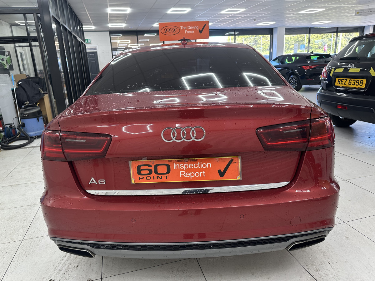 2015 (OCT) AUDI A6 2.0 TDi S LINE AUTOMATIC with BLACK LEATHER