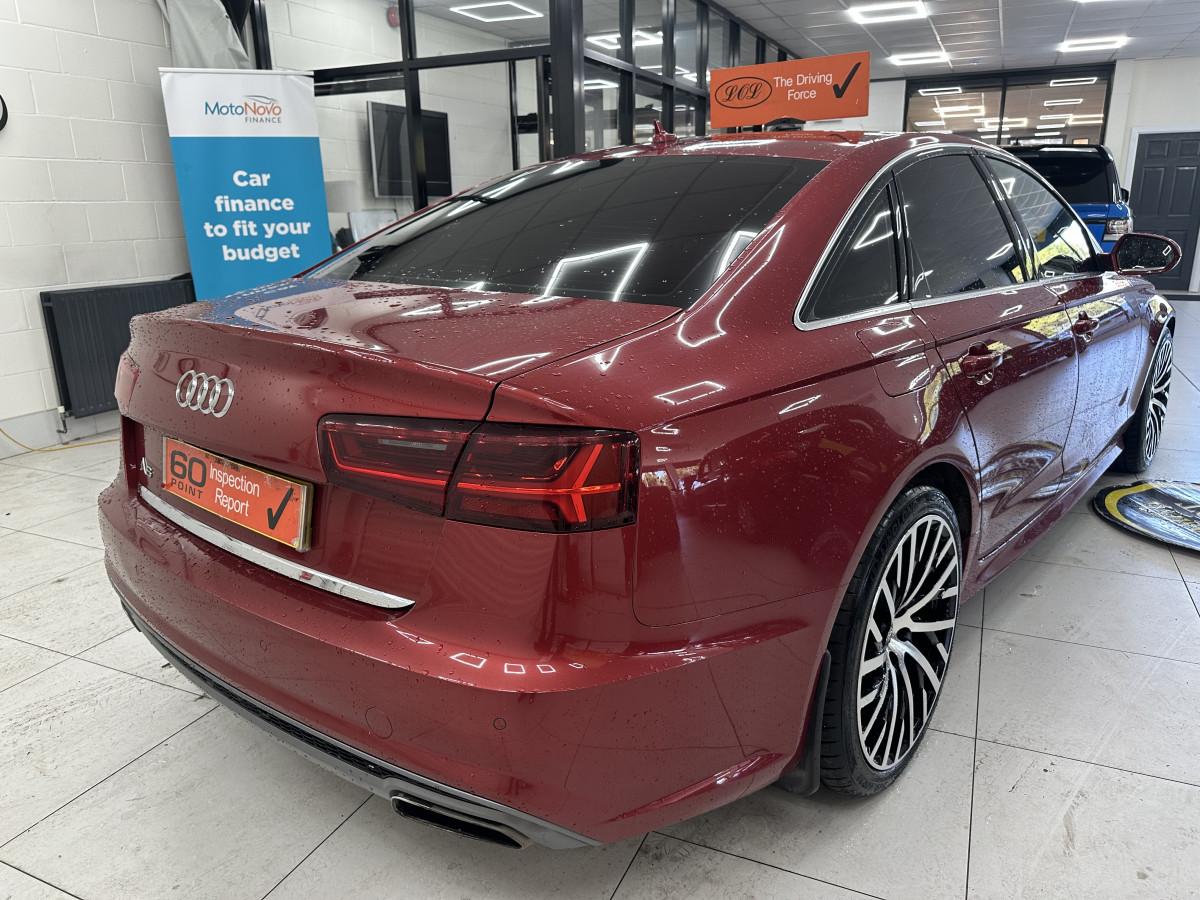2015 (OCT) AUDI A6 2.0 TDi S LINE AUTOMATIC with BLACK LEATHER